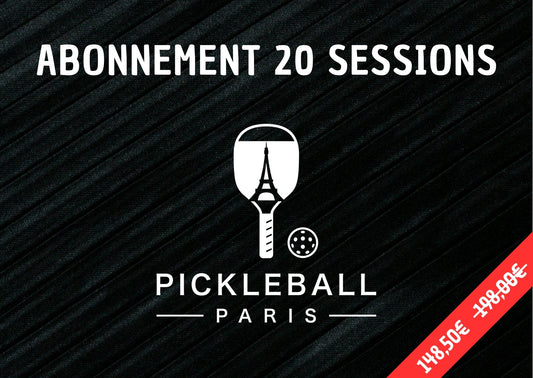 20-session Pickleball Paris subscription