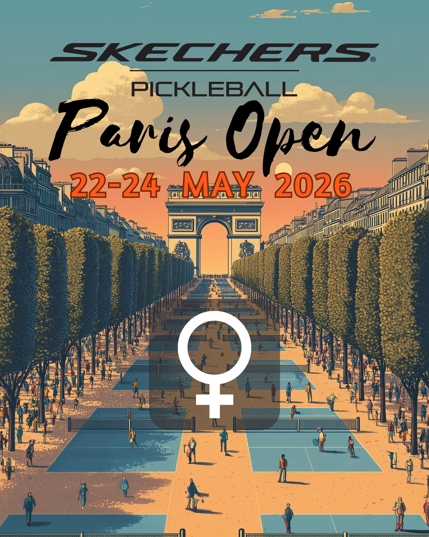 Skechers Pickleball Paris Open 2026 woman registration