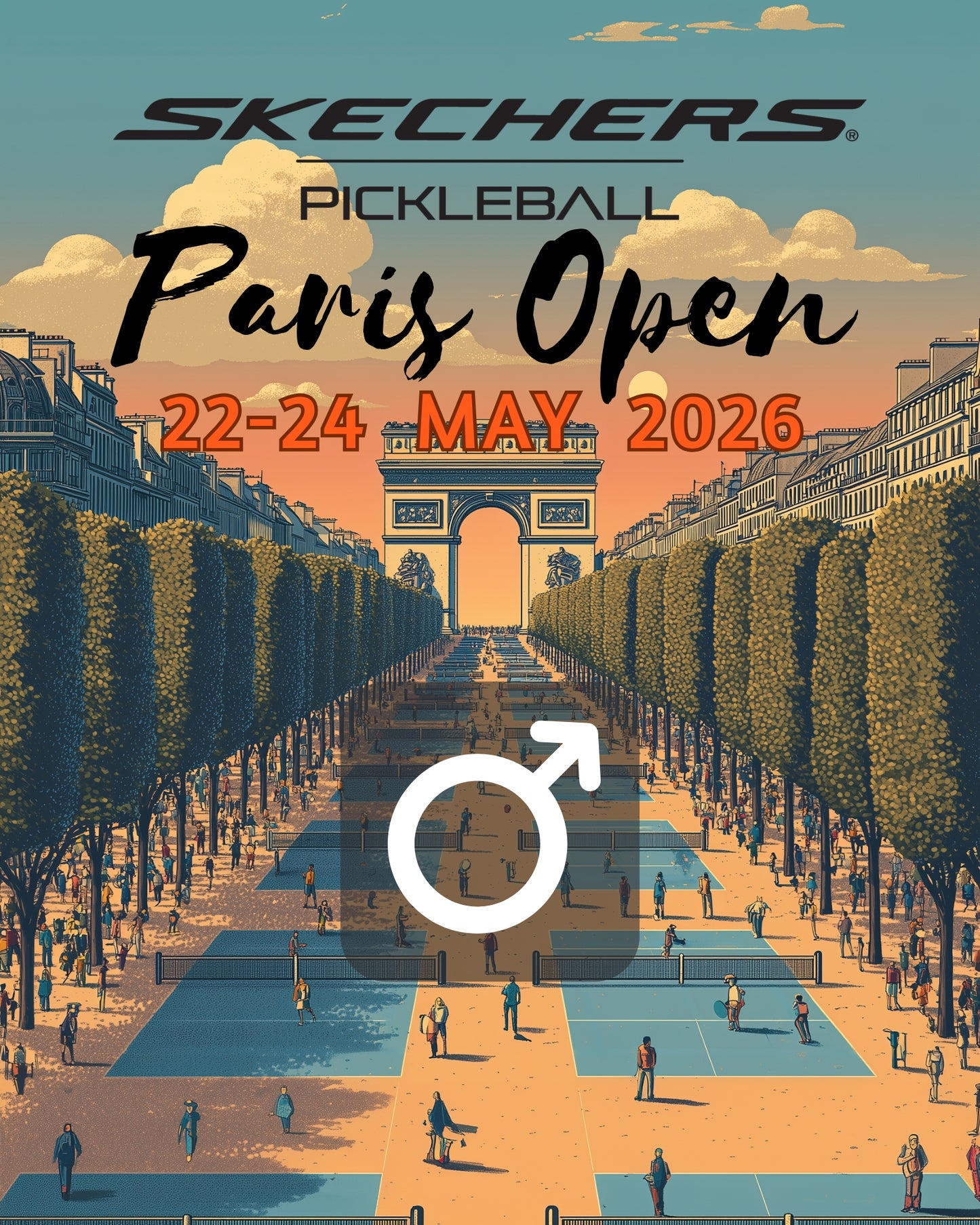 Skechers Pickleball Paris Open 2026 man registration